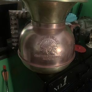 ANTIQUE COPPER AND BRASS SPITOON